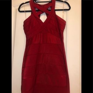 Red Sleeveless Dress